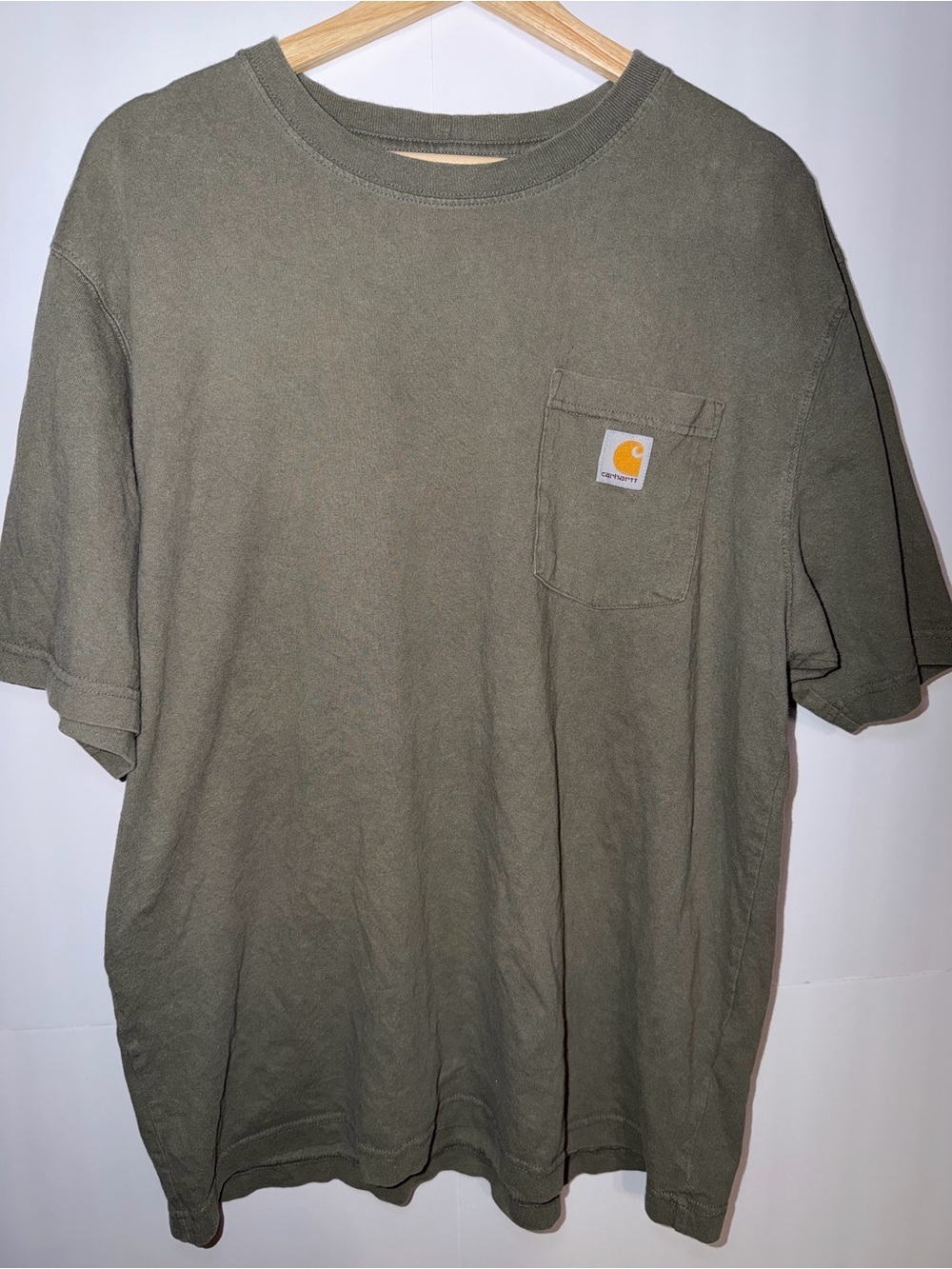 Carhartt Olive Pocket Short-Sleeve Tee